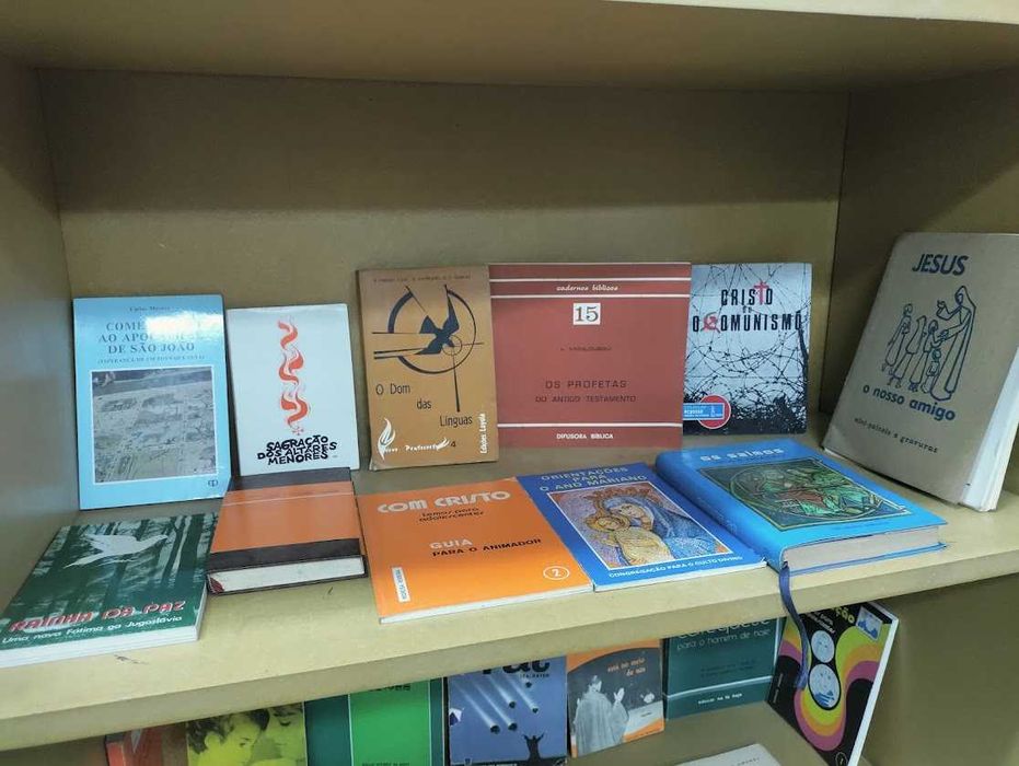 Conjunto de 80 livros temáticos de Religião, Moral e Vida Espiritual