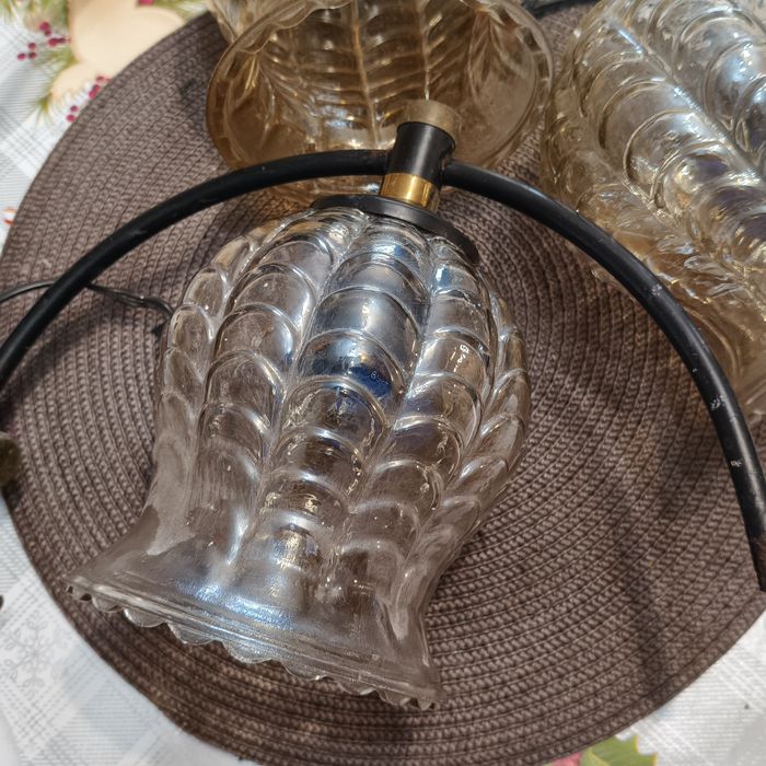 Klosze lampy kinket prl