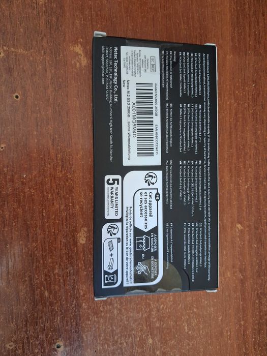 SSD M.2 NVMe Netac NV3000 250GB (PCIe Gen3x4) 2280