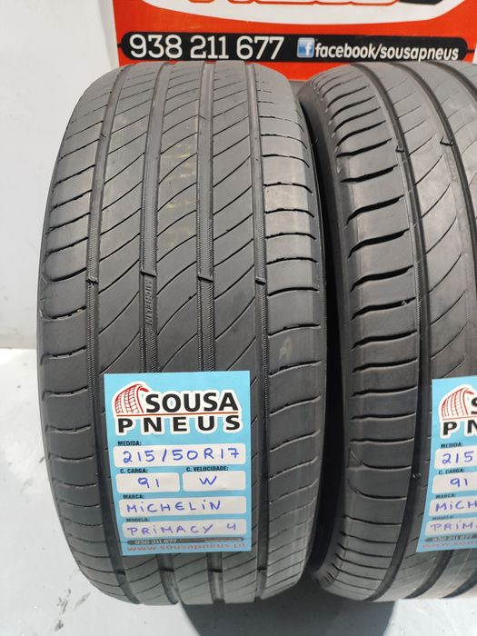 2 pneus impecáveis 205-50R17 michelin - Oferta dos portes