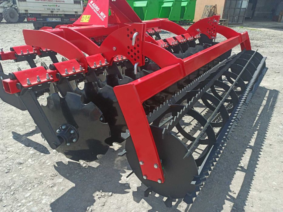 PROMOCJA !!!  Brona-Agregat talerzowy Rura,Struna,Packer,Daszek 2,5 2,
