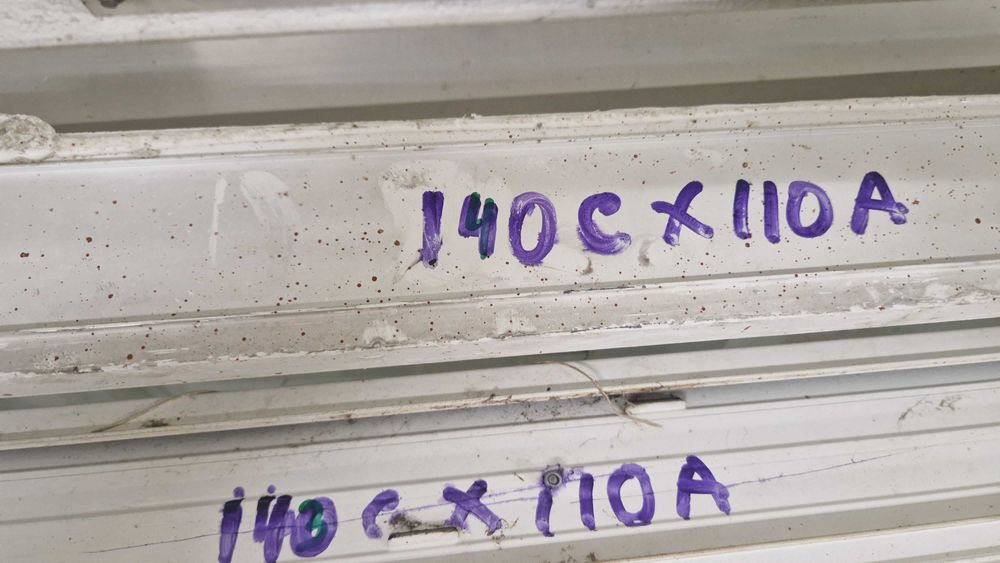 Janelas diversas em alumínio lacado a Branco com vidro Duplo