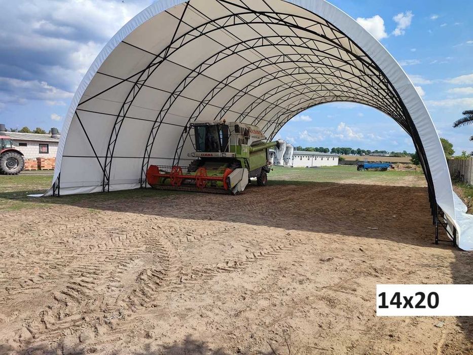 hala lukowa 14x60 hala na słomę, hala na bale, szerokości do 20 metr