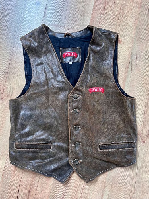 Obniżka Kamizelka skórzana nieużywana Żywiec