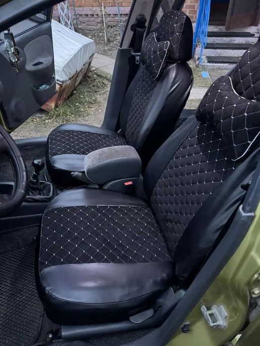 Чехлы на сидения автомобиля эко кожа алькантара Чохли на сидіння чехли