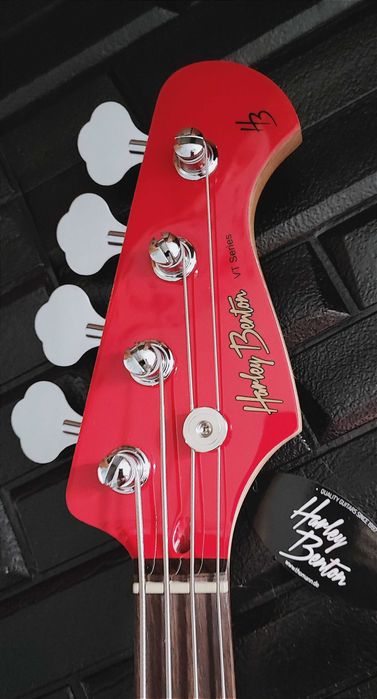 Бас гітара Harley Benton JB-62CC DR червона