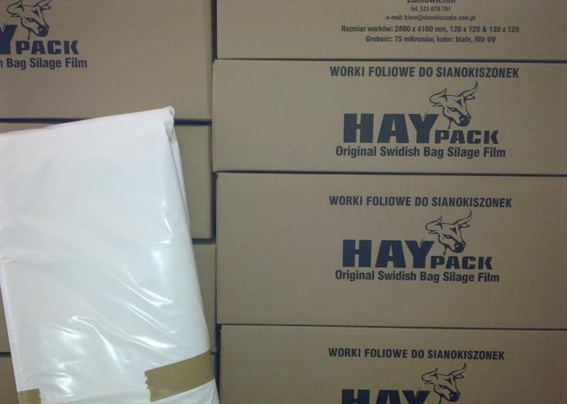 Kaptury ochronne palety  worki foliowe do big bag kiszenie kukurydzy