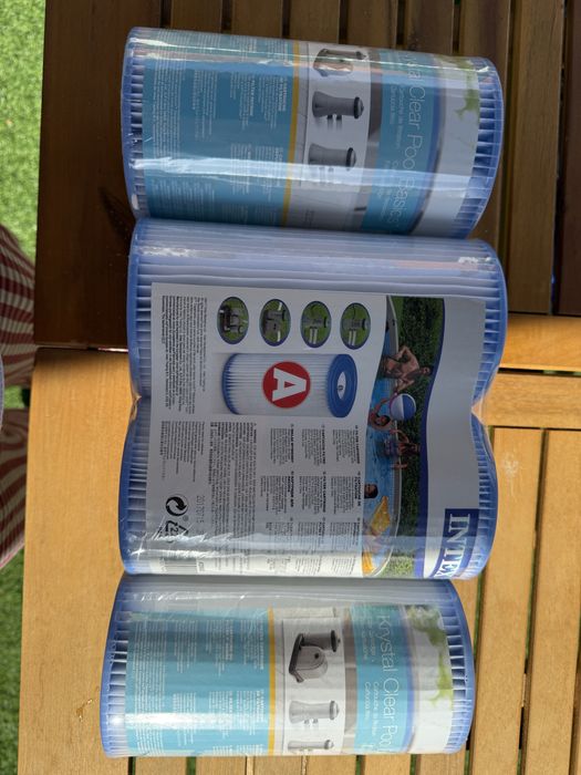 4 filtros piscina intex novos tipo A