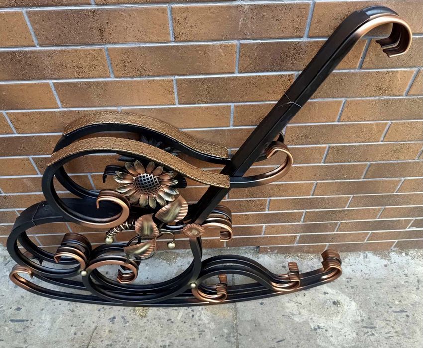 Крісло качалка соняшник