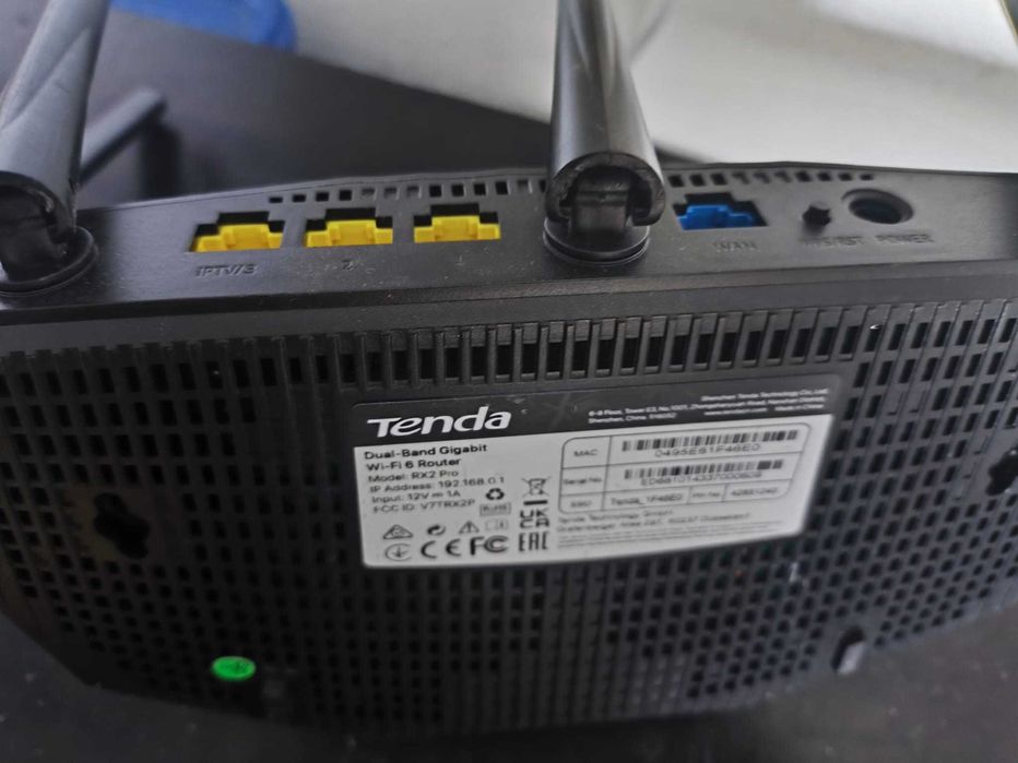 Router Wi-Fi 6 Dual Band Tenda RX2 PRO
