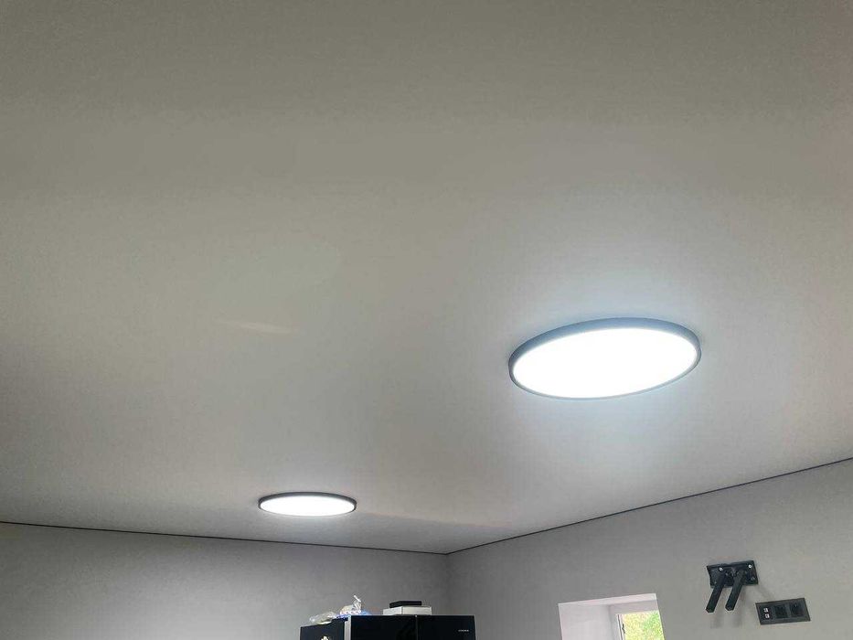 Якісні натяжні стелі Млинів, потолок, стеля, білі матові натяжні стелі