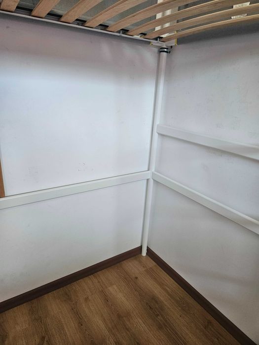 Rama łóżka na antresoli- Vitval Ikea- łóżko piętrowe