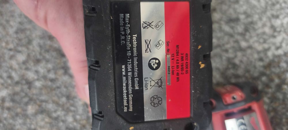 Bateria Milwaukee