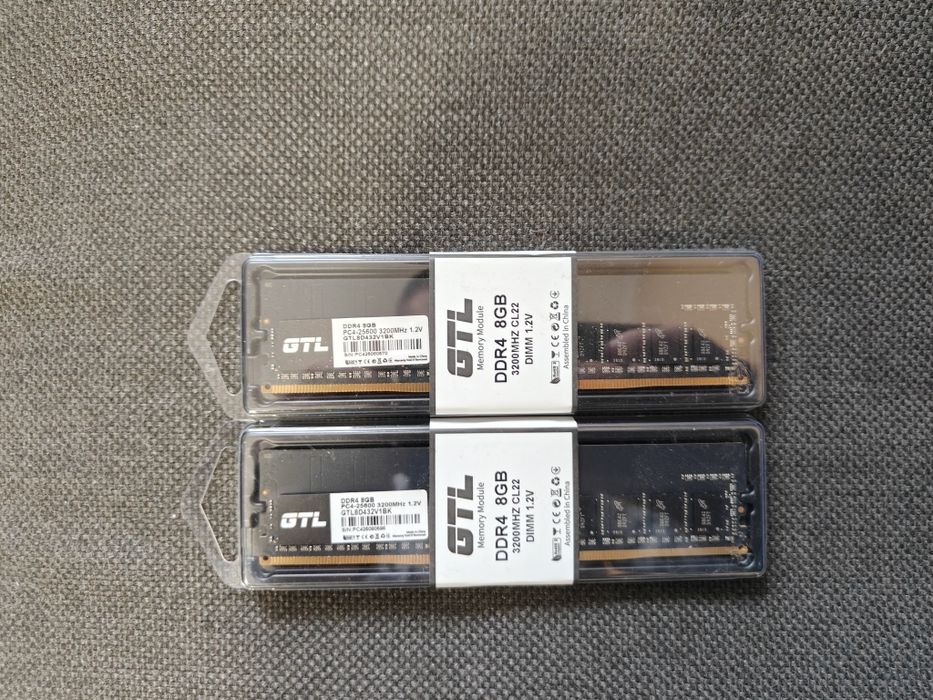 НОВАЯ операционная память GTL 8x2 16-GB ЦіНА ЗА ОДИН МОДУЛЬ