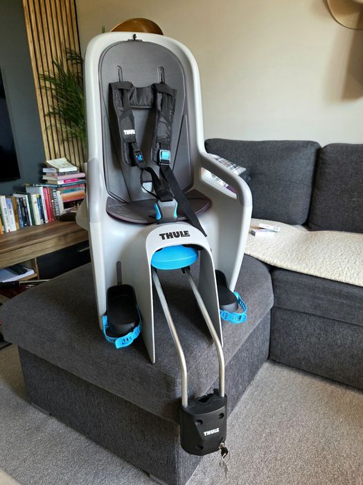 Fotelik rowerowy Thule RideAlong jasnoszary