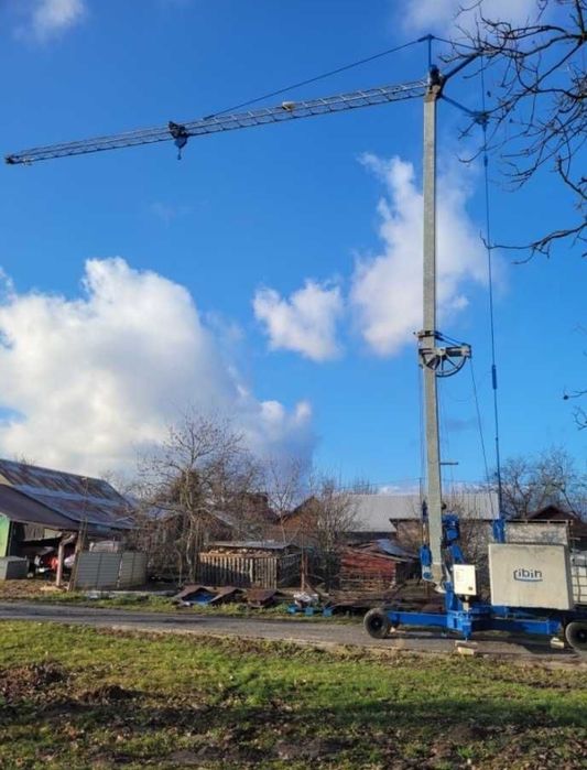 Wynajem żurawi dźwigów budowlanych