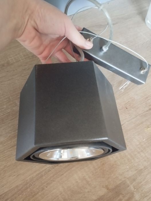 Lampa wisząca grafitowa