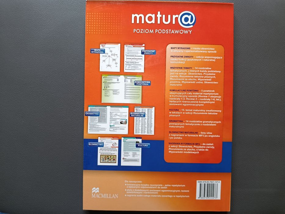2 Nowa: matura Repetytorium z testami Język angielski CD MP3 Macmillan