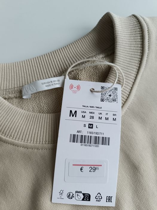 Красивый Костюм Свитшот и Штаны Zara размер S-M