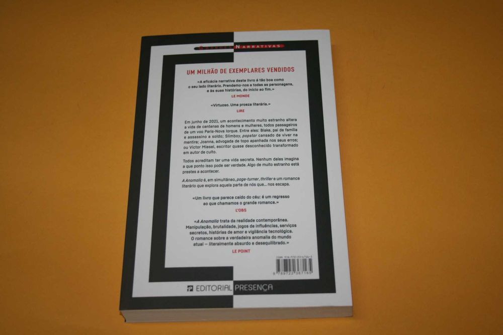 [] A Anomalia, de Hervé Le Tellier