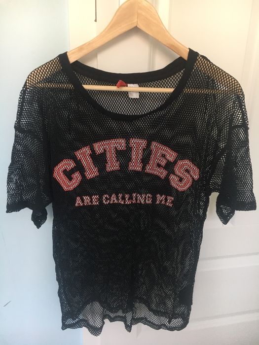 Luzna bluzka koszulka siatka H&M xs/s/m