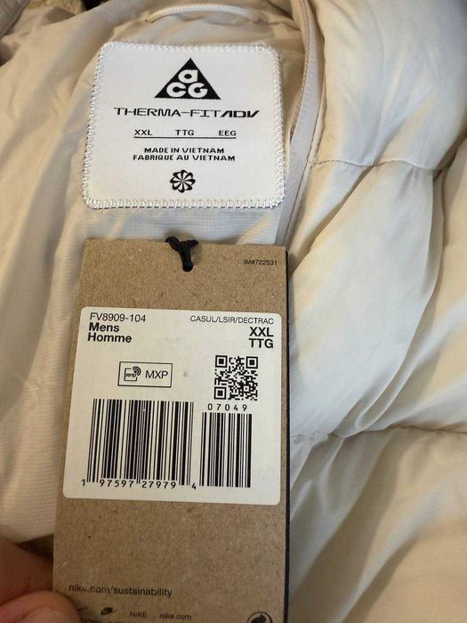 ОРИГІНАЛ! Пуховик Nike ACG PrimaLoft S M XXL XXXL | FV8909-104