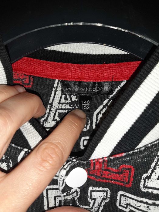 Bluza bejsbolowa, na zatrzaski, 146/152