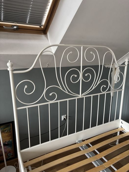 Rama łóżka IKEA biała