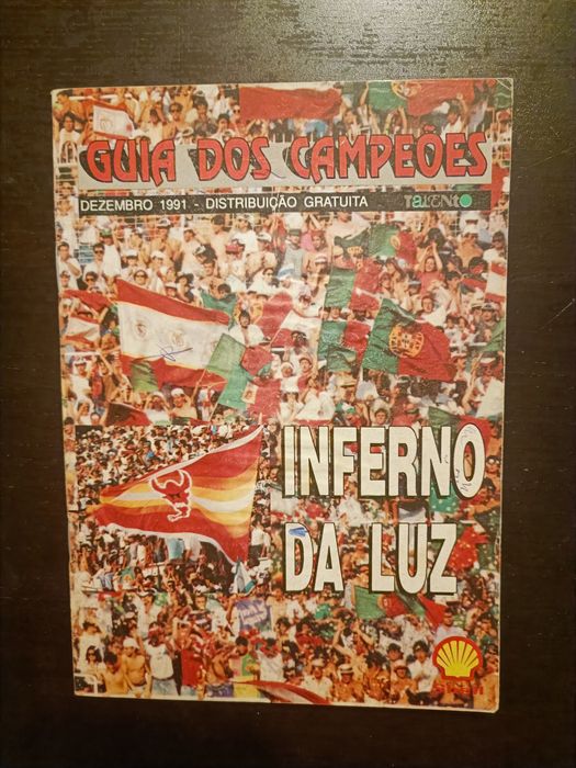 Revista guia dos campeões 1991 Benfica