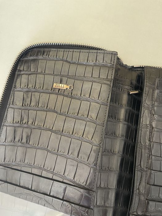 Клатч мужской Zilli(кожа крокодила).