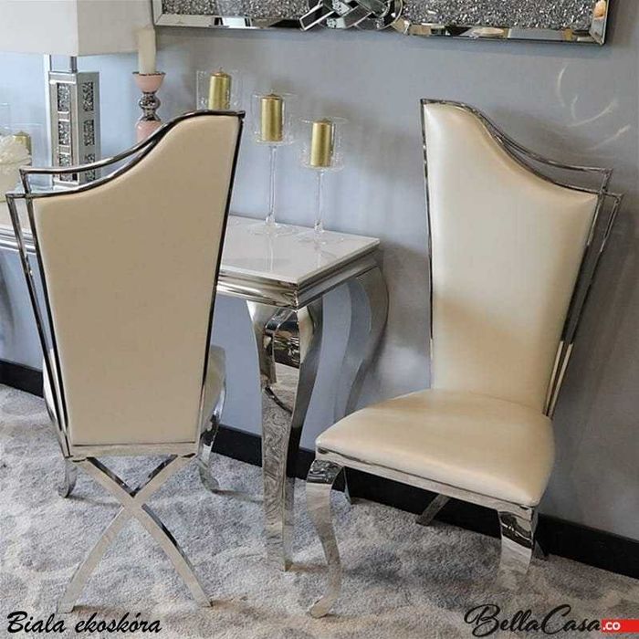 Krzesła glamour Queen Tapicerowane Do jadalni