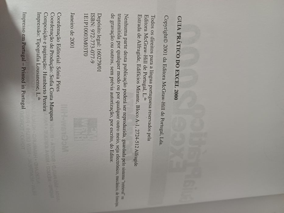 Livro prático Excel 2000