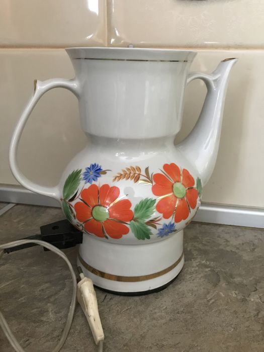 Гейзерная керамическая кофеварка ссср