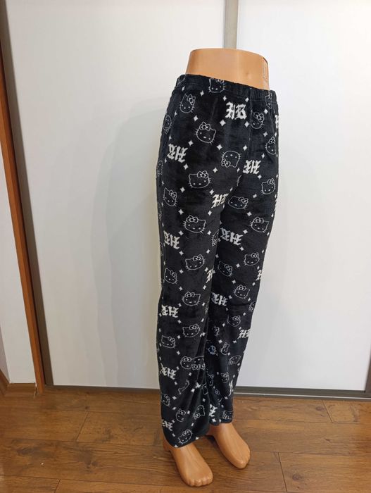 Ciepłe spodnie piżmowe pluszowe Hello Kitty XS/S
