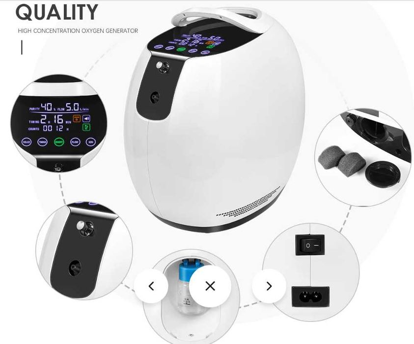 Кисневий концентратор 7 л/хв 30%-90% іонізація