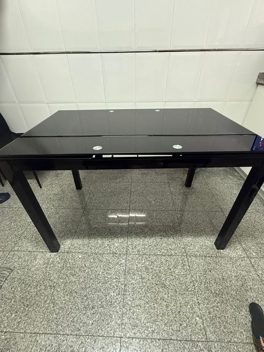 Mesa de vidro cozinha