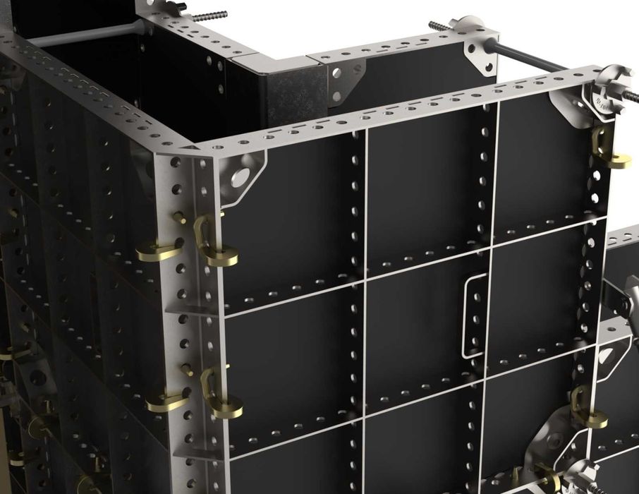 Panele szalunkowe fundamenty budowalne ściany szalunki BAUTEKK 40kN