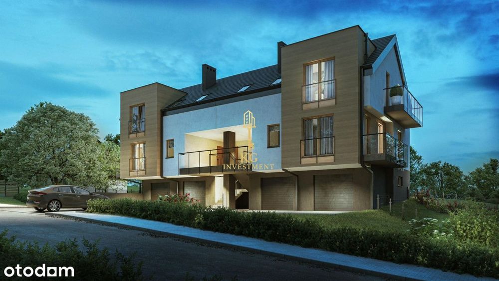 Nowa inwestycja z garażem, balkonem oraz ogrodem !