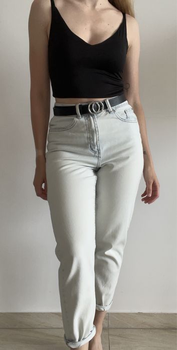 Jasnoniebieskie mom jeans Primark r. 36