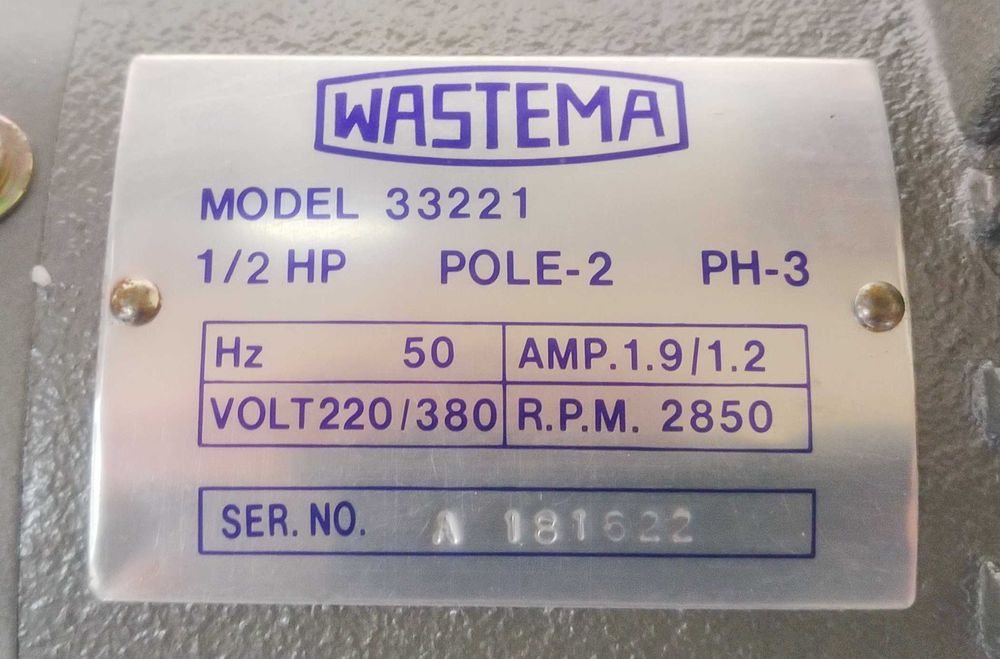 Двигатель мотор Wastema 33221 для промышленных швейных машинок, новый