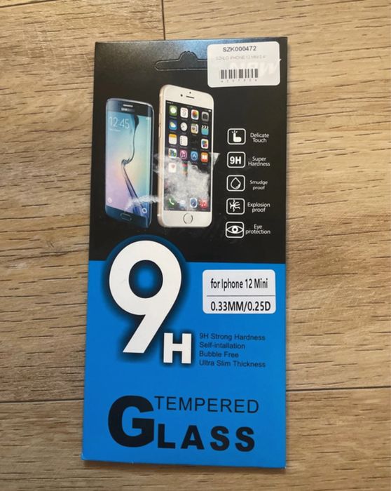 Szkło hartowane na telefon Apple iPhone 12 mini transparent