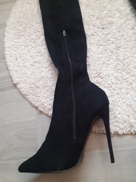 Ботфорти PLT замш весна/осінь