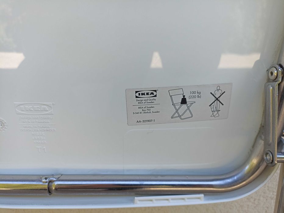 Ikea krzesło składane Nisse