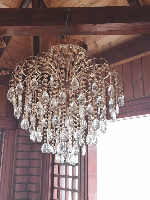Люстра хрусталь. Світильник.
