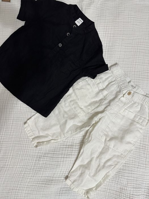 Zara Сорочка Штани Льон