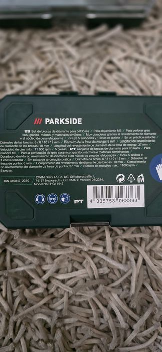 Set de brocas de diamante Parkside selado