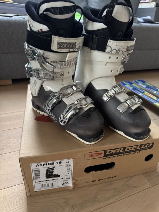 Prawie nowe buty narciarskie Dalbello Aspire 24.5 38 damskie nowe769
