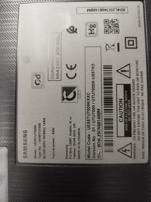 Peças LCD Samsung Smart 55p