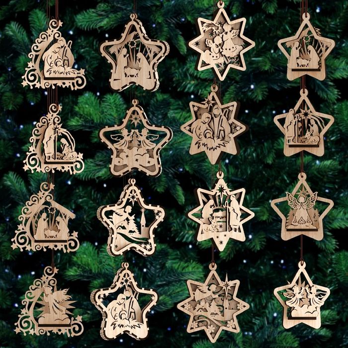 Ficheiros vector Natal para máquinas a laser