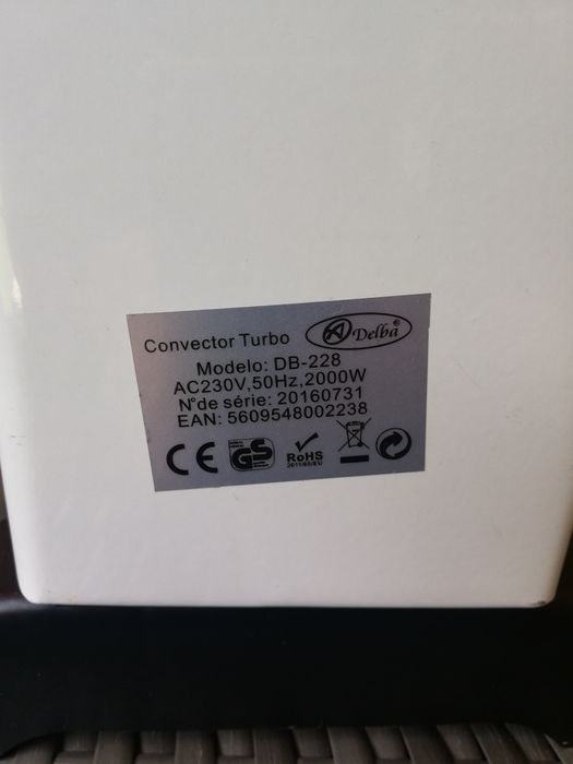 Convector Elétrico Delba DB-228